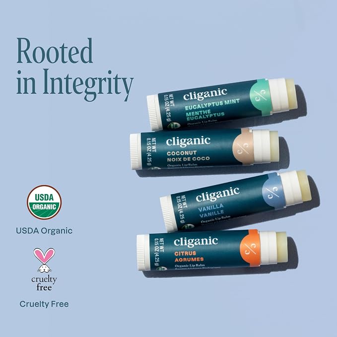 Cliganic Organic Lip Balm Set - Image 6