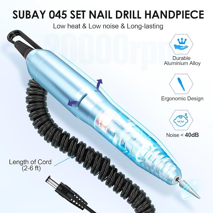 Subay Professional Nail Drill Electric File 20000RPM - Image 3