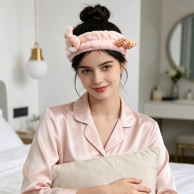 PERFECTSIGHT Kawaii Headband for Spa, Washing Face, Party - Image 7