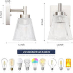 OCIOC Vintage Wall Sconce Set of 2 - Image 3