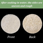 Nogeqi 20 Pcs Natural Loofah Sponge Pads - Image 5