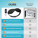 Ezona Heated Eye Mask, Warm Eye Compress Mask - Image 5