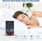 EQUSUPRO Essential Oil Diffuser 150ml Black Metal Aromatherapy Oil Diffuser - Image 5