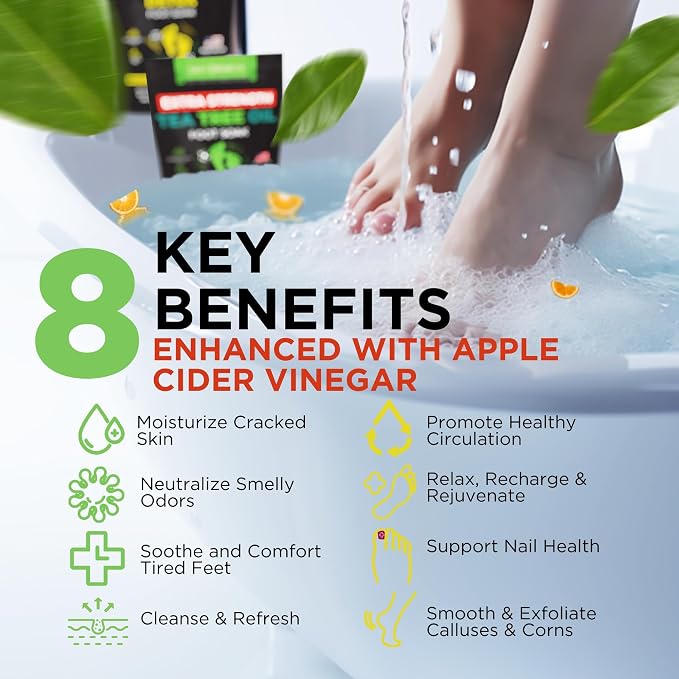 DAILY REMEDY EXTRA STRENGTH Tea Tree Oil & Citrus Detox Foot Soak Set - Image 4