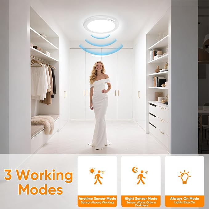 Rechargeable Motion Sensor Ceiling Light - Image 4