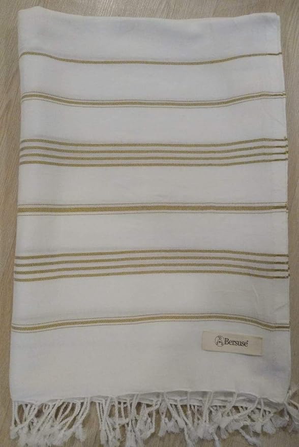 Bersuse Towels Anatolia XL Beach Blanket Throw Blanket Turkish Towel 100% by Bersuse