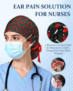 Plifal 100% Cotton Scrub Cap - Image 4