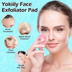 Yokilly Silicone Face Scrubber Exfoliator Brush, Manual Handheld Facial - Image 4