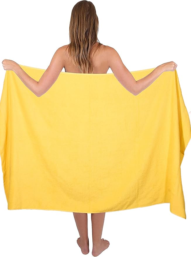 Belizzi Home Premium Cotton Oversized 2 Pack Bath Sheet 35x70-100% Pure Cotton - Image 5