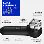 Premium Face Scrubber, Deep Pore Cleansing Brush, Waterproof & Rechargeable - Image 4