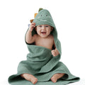 Blissful Diary Muslin Baby Hooded Towel, Soft and Absorbent Bath Towel by ForEveryBabysBetterLife