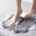 Shower Foot Scrubber, Shower Foot and Back Scrubber by EASKITE