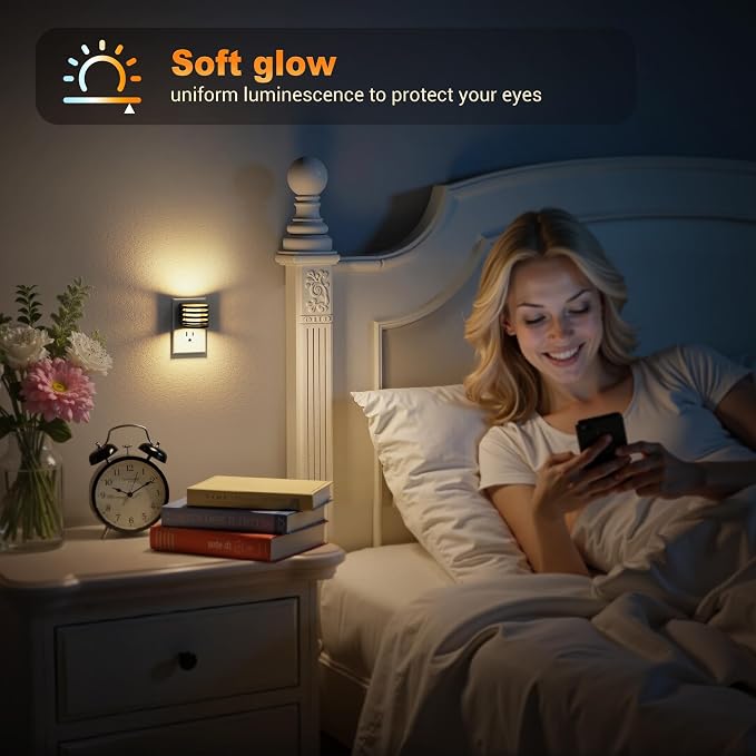 JandCase LED Night Light, Night Lights Plug into Wall - Image 6