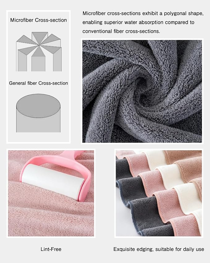sakano Quick-Drying Microfiber Towel Set - Image 4