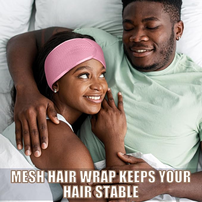 Xuhal 4 Pieces Mesh Hair Wraps for Black Women's Natural Hair - Image 5