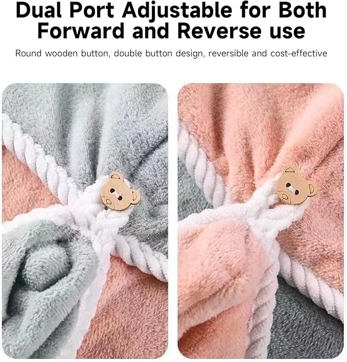Microfiber Hair Towel, Hair Towel wrap - Image 6