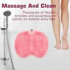 Shower Foot Scrubber Mat Back Washer Back Exfoliating Bath Wash Pad Wall - Image 6