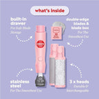 ONYX Professional Callus Miracle 3 Step Pedi Tool, Includes a Stainless Steel - Image 2