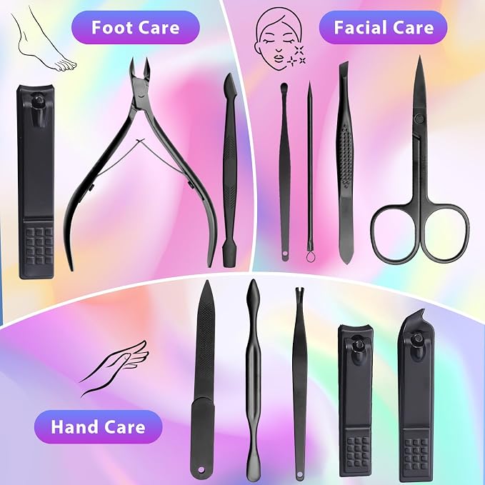 CGBE Nail Clippers Set, Manicure Set Pedicure kit - Image 7