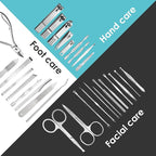WOAMA Manicure Set 30 In 1 Nail Clipper Set Nail Kit - Image 5