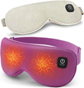 Cordless Heated Eye Mask with 1500mAh Large Battery, 4 Heat Levels & 100% by REFDAQ