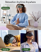 Sivio Weighted Eye Mask for Sleeping, Cooling & Cozy Reversible Blackout Sleep - Image 6
