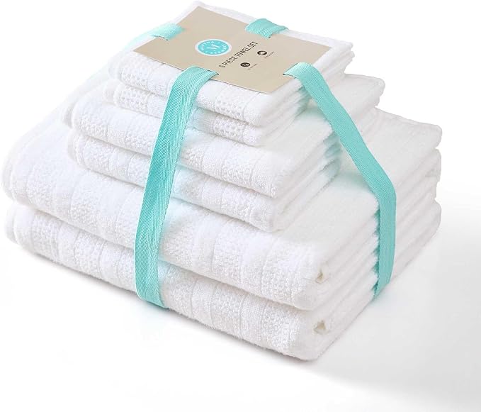 Martha Stewart - Bath Towels, Soft & Absorbent 100% Cotton Towels, Solid 500 GSM - Image 3