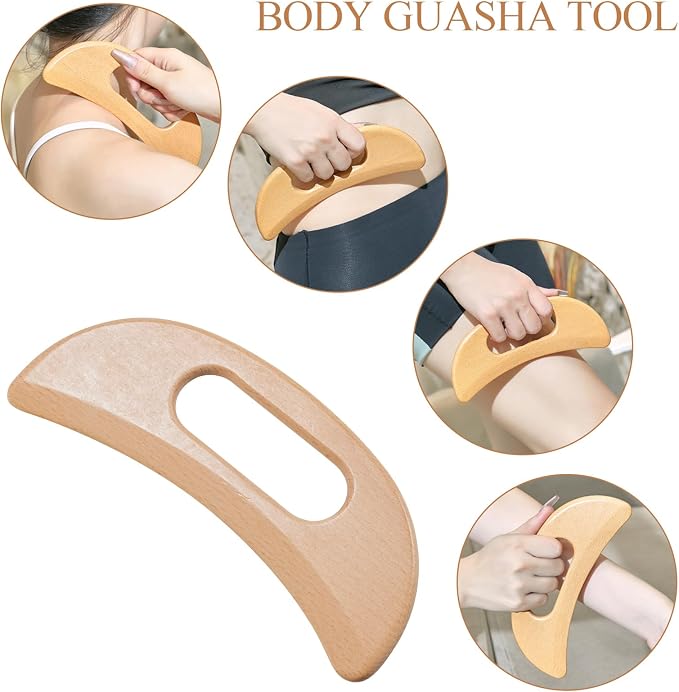 Xokocli 5-in-1 Wood Therapy Massage Tools Lymphatic Drainage Massager - Image 5
