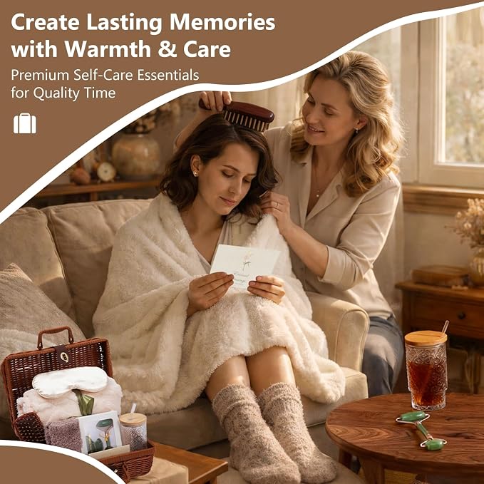 14-Piece Vintage Self-Care Gift Basket - Image 8