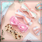Janmini 36 Pcs Spa Headband and Wristbands Set - Image 7