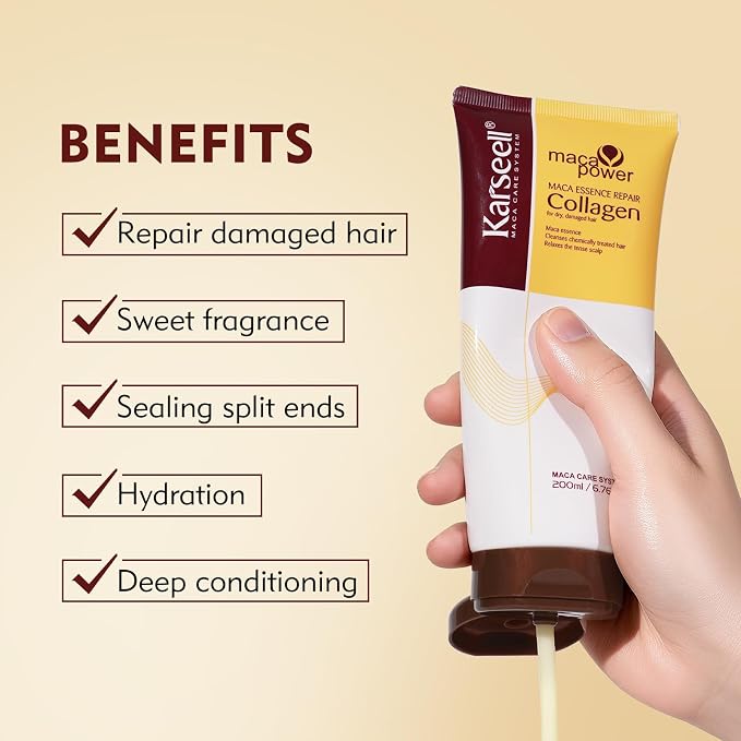 Karseell Collagen Hair Treatment Deep Repair Conditioning Argan Oil Collagen - Image 4