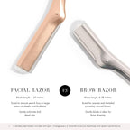 Tweezerman Rose Gold Facial Razor - Image 5