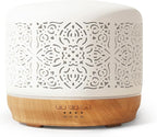 Earnest Living Essential Oil Diffuser White Ceramic Diffuser 500 ml Timers by EarnestLiving
