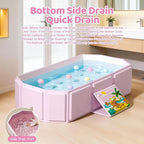Portable Bathtub, Foldable Bathtub No Installation, Bathroom SPA Soaking Tub - Image 7