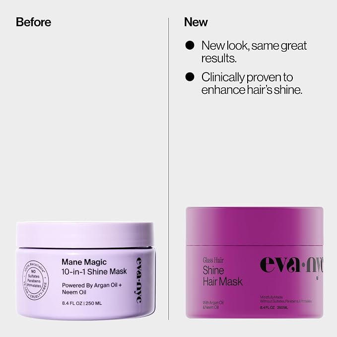 Eva NYC Anti-Frizz Hair Mask for Instant Shine - Image 3