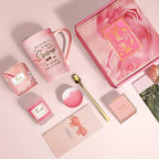 Mothers Day Gifts for Sister: Eletorot Unique Pink Spa Relaxation Baskets Set - Image 5