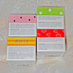 4 Packs Fruit Mask Lip Balm Honey Pot, Vitamin E Lip Masks & Moisturizing - Image 7