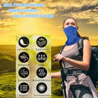 Neck Gaiter Face Mask: Scarf Gator Breathable Balaclava Cooling Cover Masks - Image 4