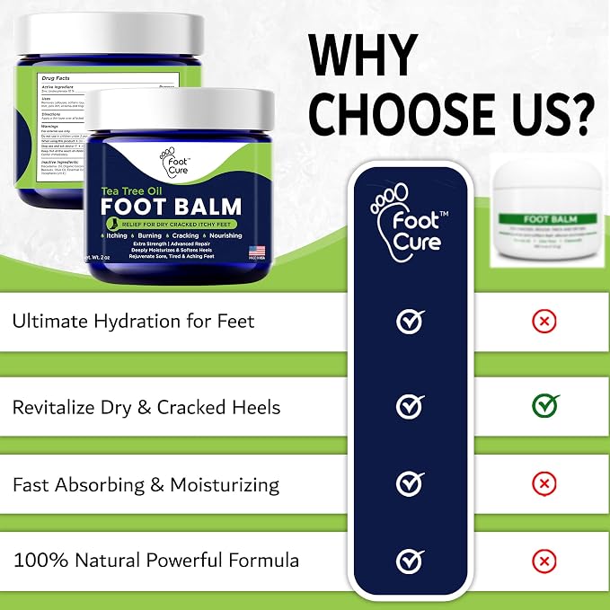 FOOT CURE Tea Tree Oil Balm – Moisturizer - Image 10