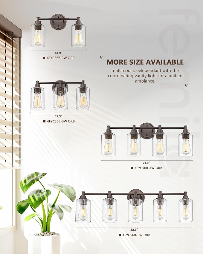 FEMILA Bathroom Vanity Light, Vanity Lighting fixtures, Modern Wall Sconce - Image 7