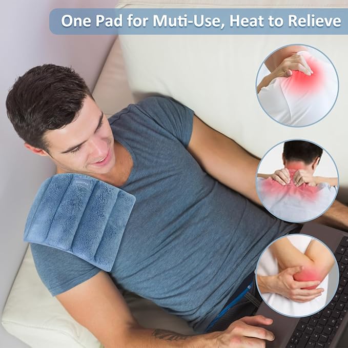 SuzziPad Microwave Heating Pad, 6.5x12” Reusable Moist Heated Pads - Image 2