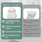 Luxury Silicone Bath Pillow for Tub, New Cloud-Soft 4D Air-Cushion Bathtub - Image 5