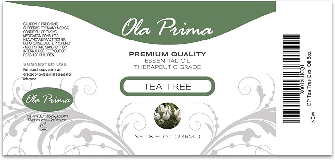 Ola Prima Tea Tree Essential Oil 8oz Pure Bulk - Image 11