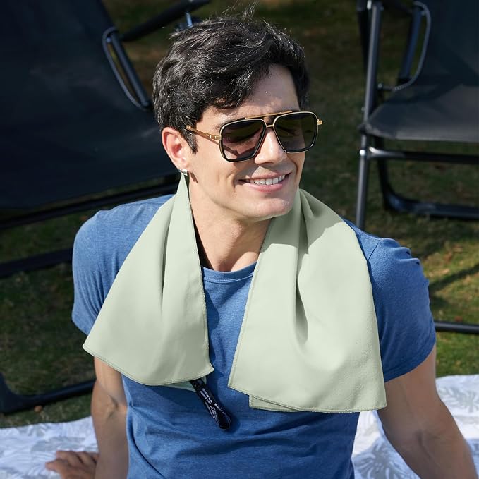 Rainleaf Microfiber Towel Perfect Travel & Gym & Camping Towel. Quick Dry - Image 9