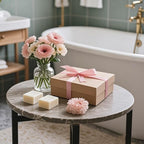 Foldable Bathtub Caddy Tray for Tub, Bamboo Expandable Bath Table Trays - Image 7
