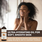 Viva Naturals Sweet Almond Oil, 16 fl. oz – Skin & Hair Moisturizer, Body & - Image 4