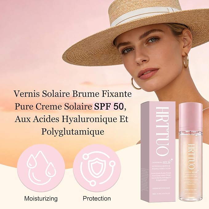 Sheer Setting Mist Sunscreen SPF 50, Makeup-Friendly Setting Mist - Image 2