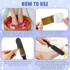Mudder 2 Pieces Stainless Steel Pedicure Foot File Callus Remover Foot Scrubber - Image 3