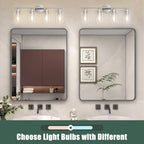 Espird Bathroom Vanity Light Fixtures Brushed Nickel, 4 Lights Rustic Farmhouse - Image 6
