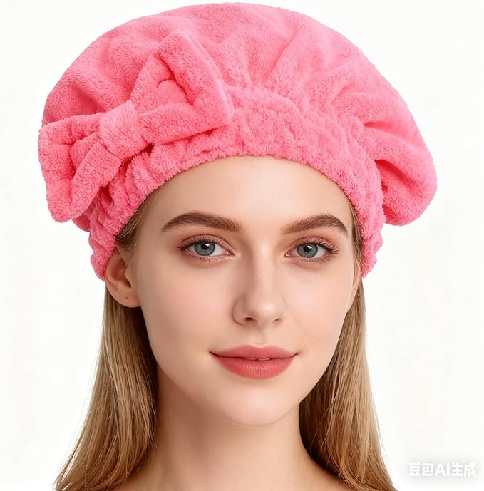 HOPESHINE Microfiber Hair Towel Cap - Image 4